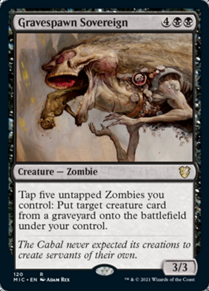 Gravespawn Sovereign [Innistrad: Midnight Hunt Commander] | Rook's Games and More