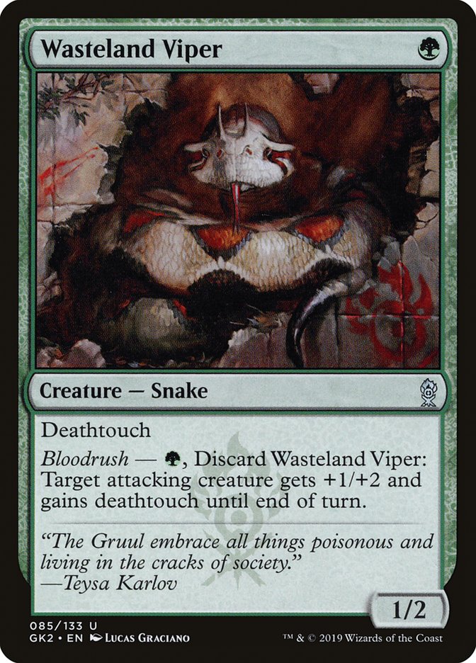 Wasteland Viper [Ravnica Allegiance Guild Kit] | Rook's Games and More