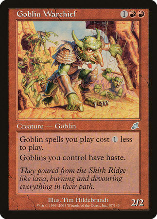 Goblin Warchief [Scourge] | Rook's Games and More