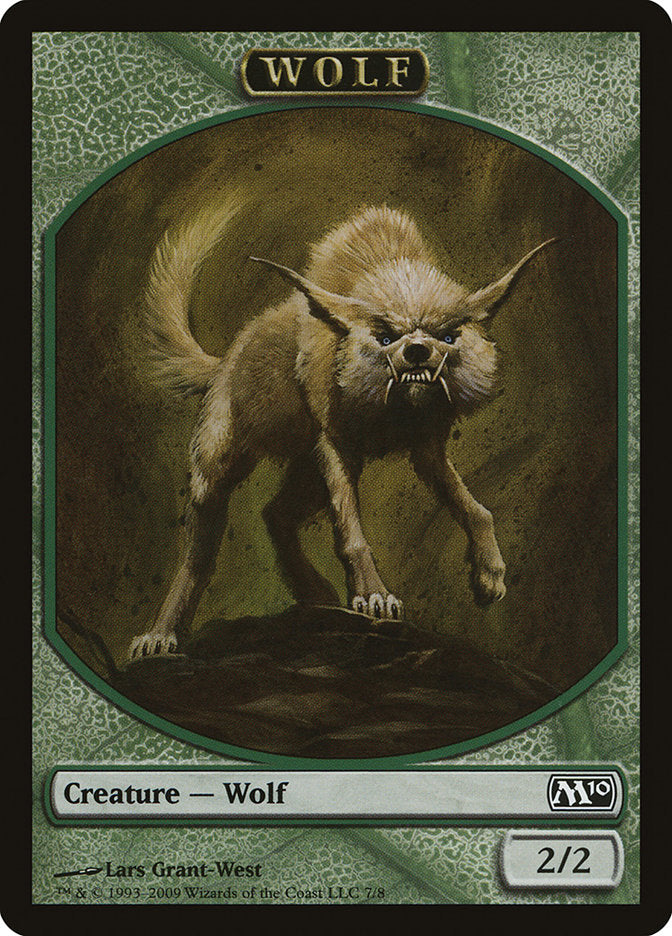 Wolf [Magic 2010 Tokens] | Rook's Games and More