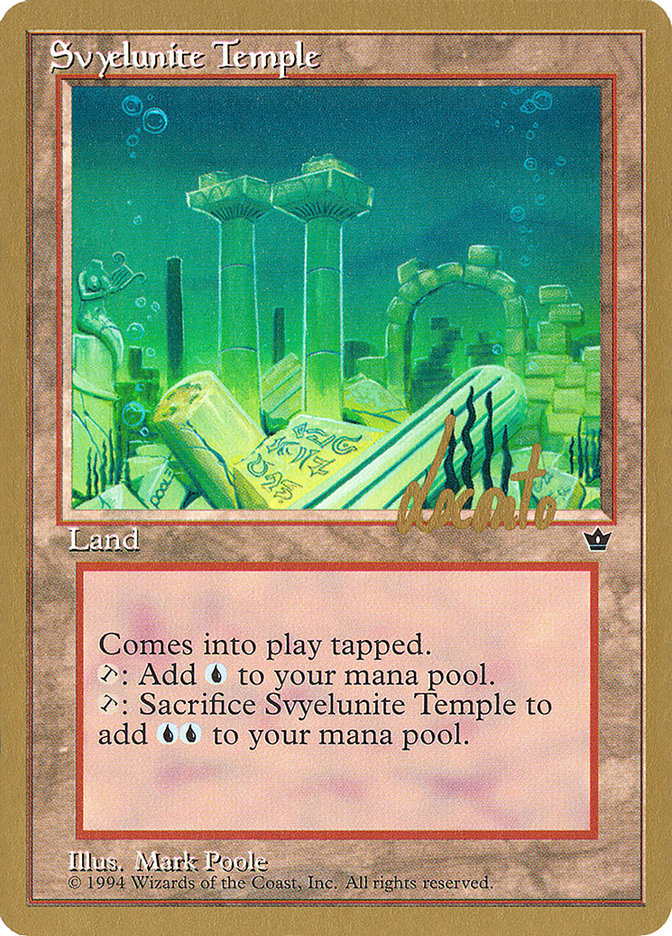 Svyelunite Temple (Michael Loconto) [Pro Tour Collector Set] | Rook's Games and More