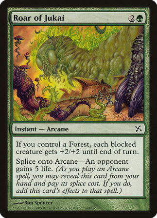 Roar of Jukai [Betrayers of Kamigawa] | Rook's Games and More