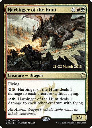 Harbinger of the Hunt [Dragons of Tarkir Promos] | Rook's Games and More