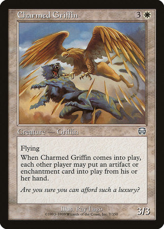 Charmed Griffin [Mercadian Masques] | Rook's Games and More