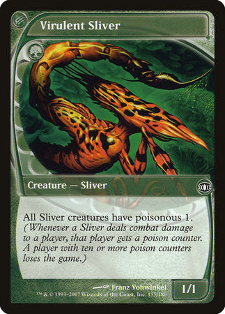 Virulent Sliver [Future Sight] | Rook's Games and More