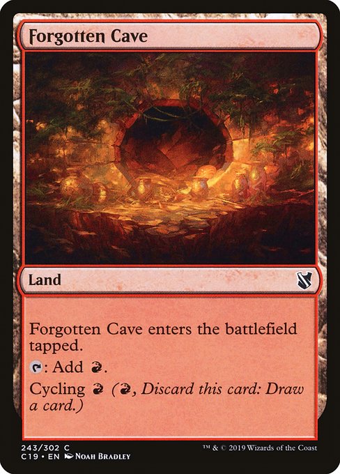 Forgotten Cave [Commander 2019] | Rook's Games and More