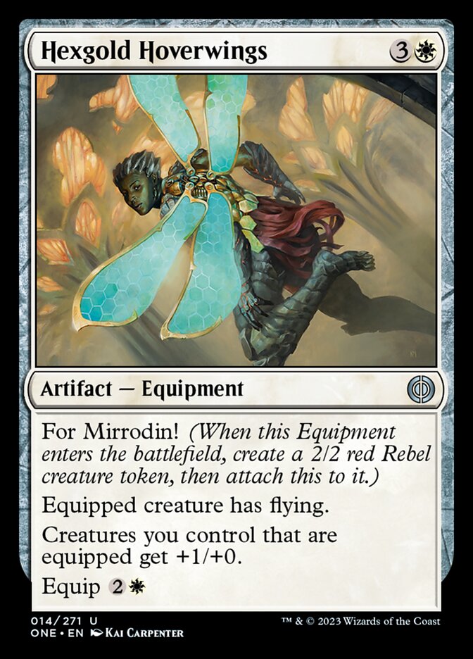 Hexgold Hoverwings [Phyrexia: All Will Be One] | Rook's Games and More