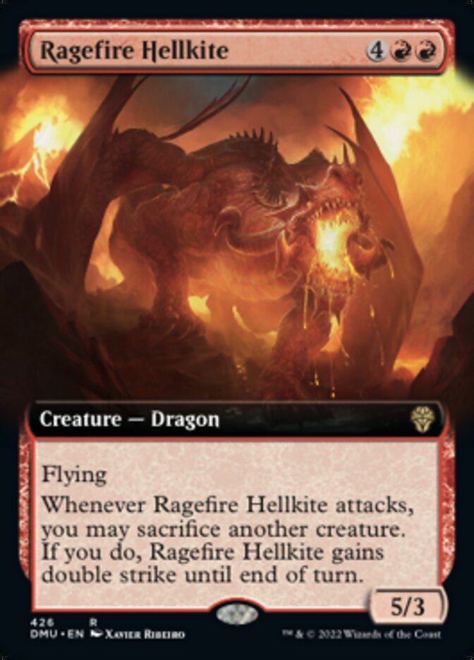 Ragefire Hellkite (Extended Art) [Dominaria United] | Rook's Games and More
