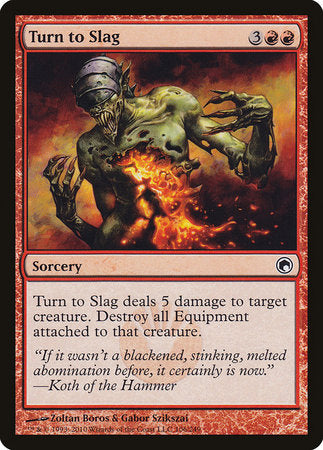 Turn to Slag [Scars of Mirrodin] | Rook's Games and More