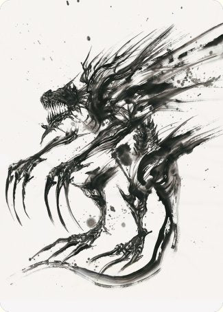 Phyrexian Obliterator Art Card [Phyrexia: All Will Be One Art Series] | Rook's Games and More