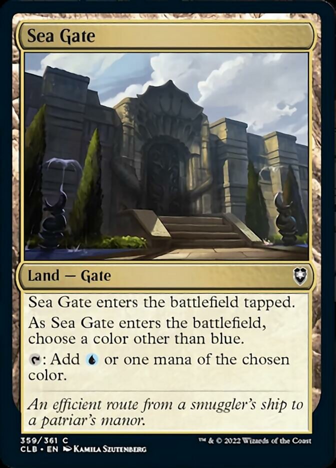 Sea Gate [Commander Legends: Battle for Baldur's Gate] | Rook's Games and More