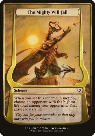 The Mighty Will Fall (Archenemy: Nicol Bolas) [Archenemy: Nicol Bolas Schemes] | Rook's Games and More