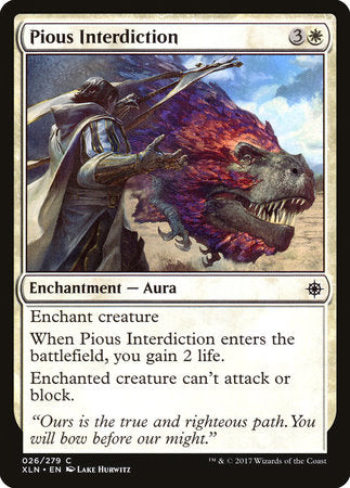 Pious Interdiction [Ixalan] | Rook's Games and More