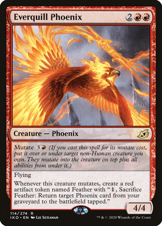 Everquill Phoenix (Promo Pack) [Ikoria: Lair of Behemoths Promos] | Rook's Games and More