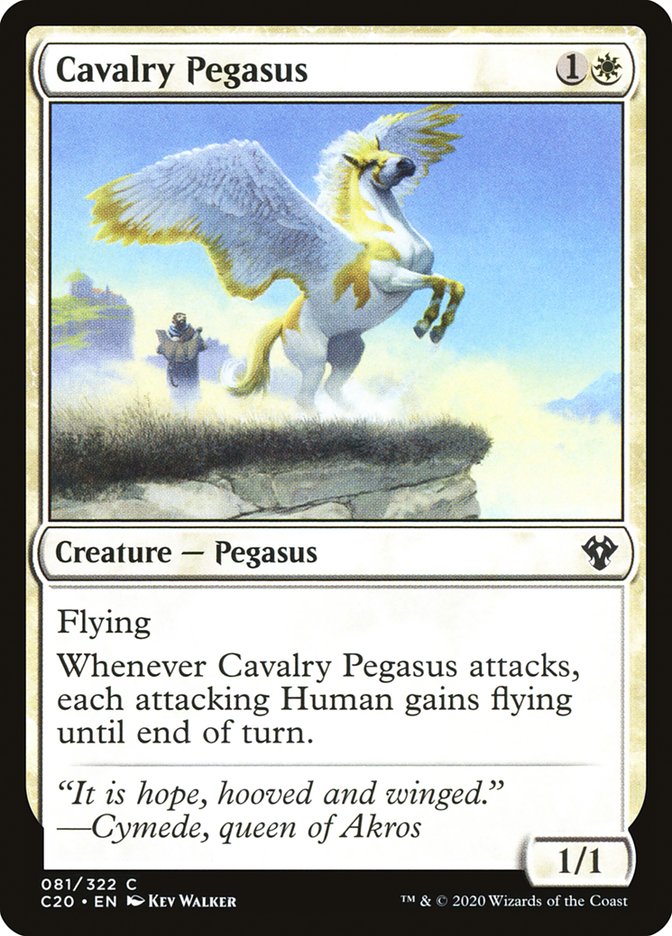 Cavalry Pegasus [Commander 2020] | Rook's Games and More