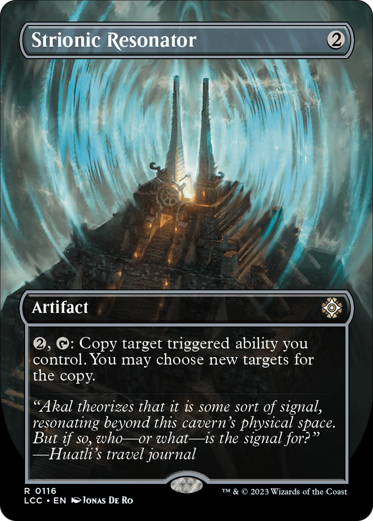 Strionic Resonator (Borderless) [The Lost Caverns of Ixalan Commander] | Rook's Games and More