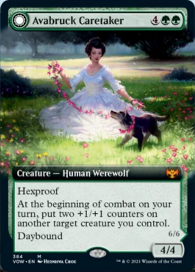 Avabruck Caretaker // Hollowhenge Huntmaster (Extended) [Innistrad: Crimson Vow] | Rook's Games and More