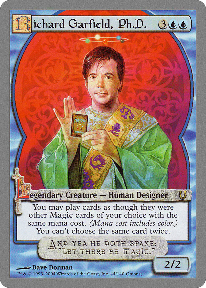 Richard Garfield, Ph.D. [Unhinged] | Rook's Games and More