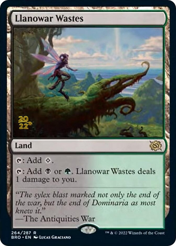 Llanowar Wastes [The Brothers' War: Prerelease Promos] | Rook's Games and More