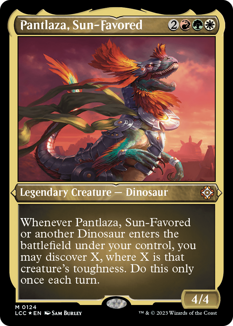 Pantlaza, Sun-Favored (Display Commander) [The Lost Caverns of Ixalan Commander] | Rook's Games and More