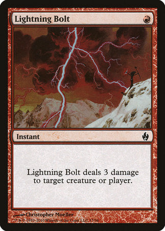 Lightning Bolt [Premium Deck Series: Fire and Lightning] | Rook's Games and More