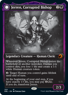Jerren, Corrupted Bishop // Ormendahl, the Corrupted [Innistrad: Double Feature] | Rook's Games and More