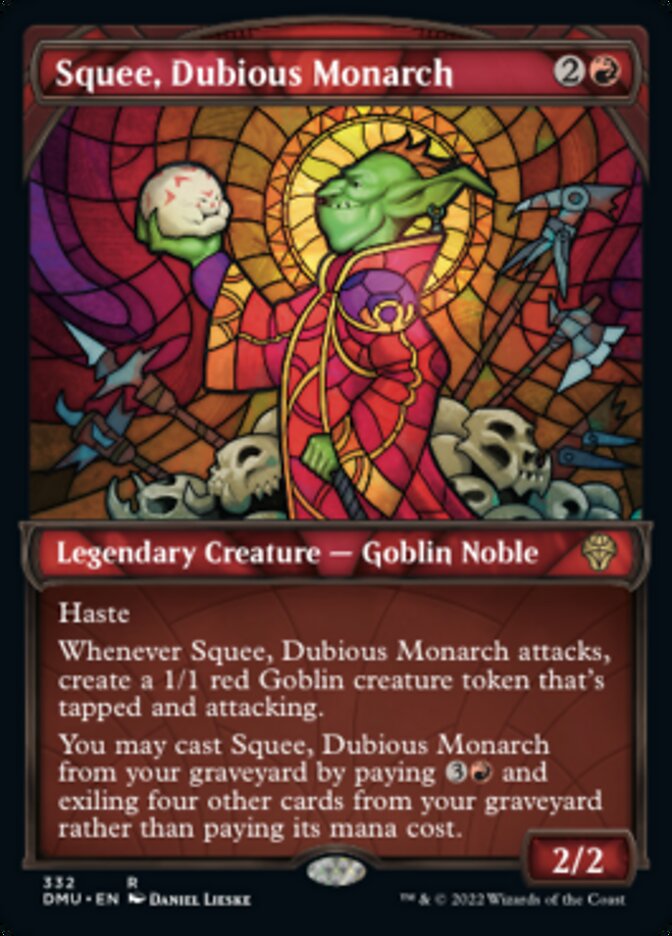 Squee, Dubious Monarch (Showcase Textured) [Dominaria United] | Rook's Games and More