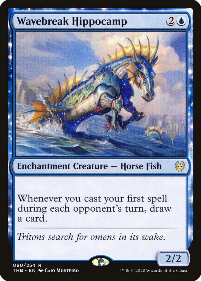 Wavebreak Hippocamp (Promo Pack) [Theros Beyond Death Promos] | Rook's Games and More