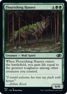 Flourishing Hunter [Jumpstart 2022] | Rook's Games and More