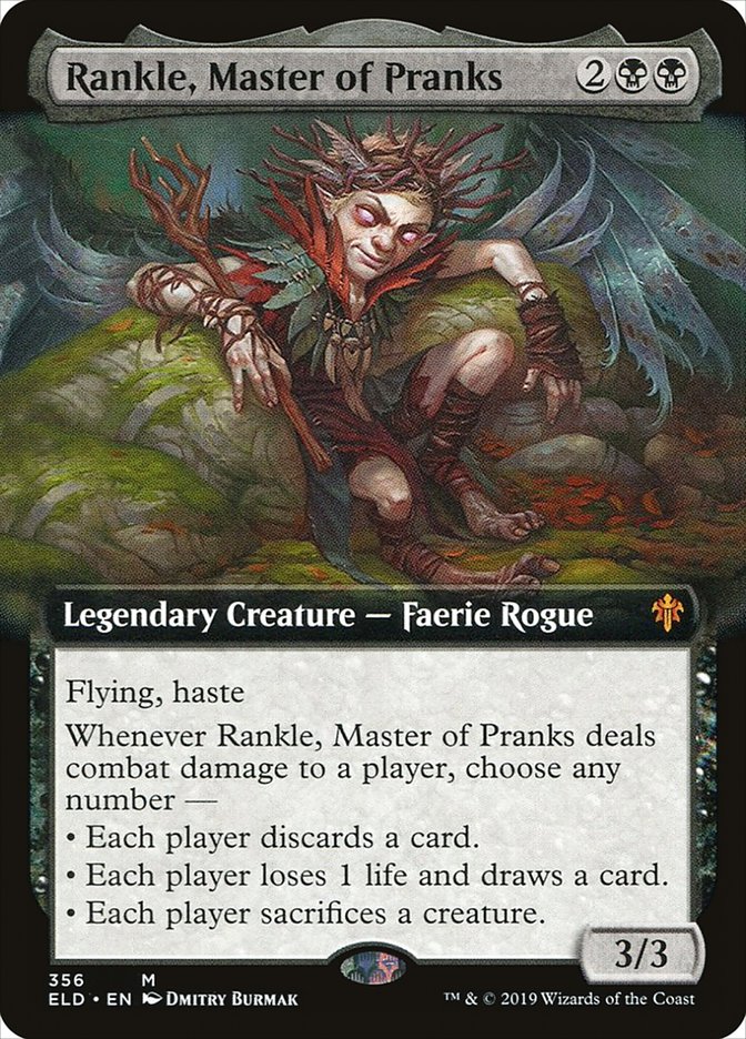 Rankle, Master of Pranks (Extended Art) [Throne of Eldraine] | Rook's Games and More