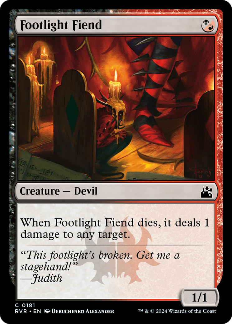 Footlight Fiend [Ravnica Remastered] | Rook's Games and More