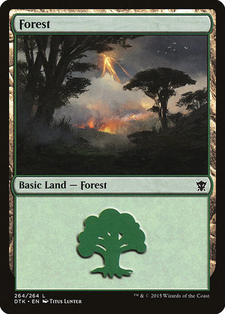 Forest (264) [Dragons of Tarkir] | Rook's Games and More