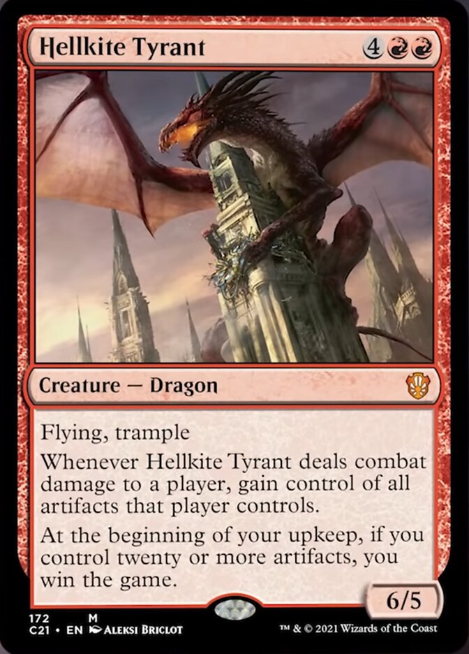 Hellkite Tyrant [Commander 2021] | Rook's Games and More