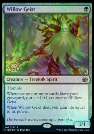 Willow Geist [Innistrad: Midnight Hunt Prerelease Promos] | Rook's Games and More