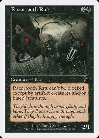 Razortooth Rats [Seventh Edition] | Rook's Games and More