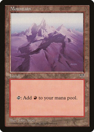 Mountain (Purple) [Mirage] | Rook's Games and More