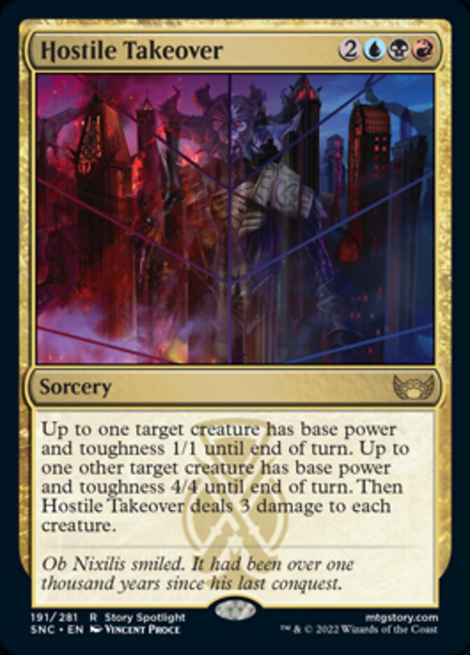 Hostile Takeover [Streets of New Capenna] | Rook's Games and More
