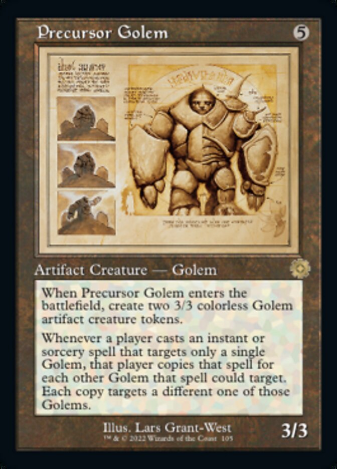 Precursor Golem (Retro Schematic) [The Brothers' War Retro Artifacts] | Rook's Games and More