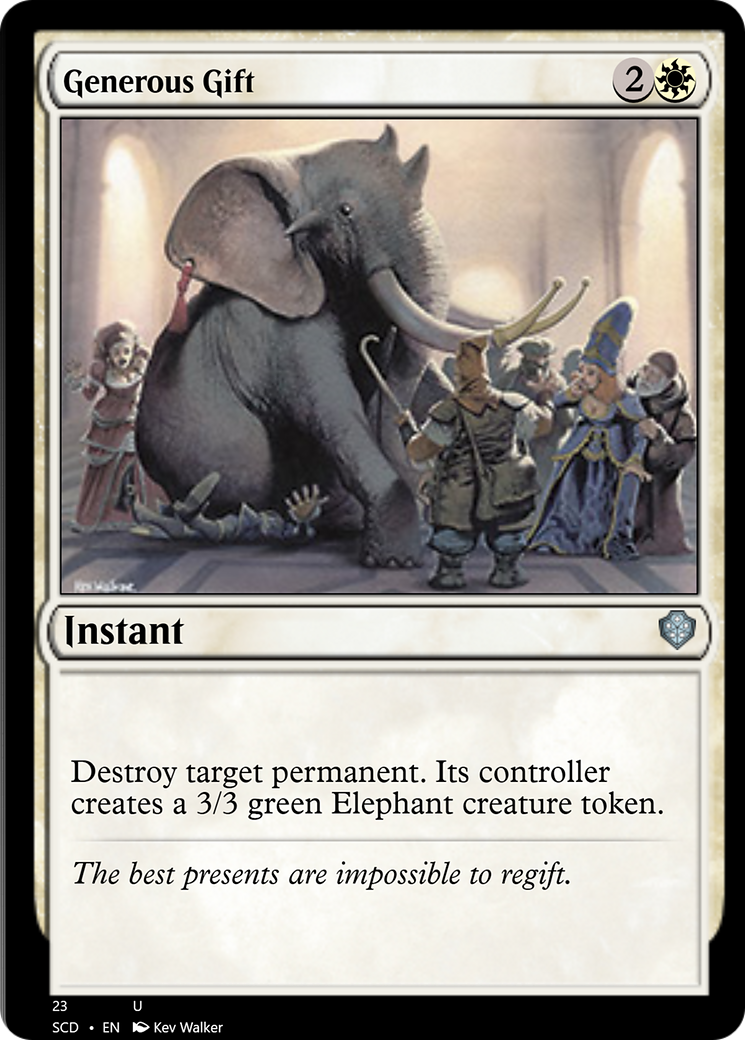 Generous Gift [Starter Commander Decks] | Rook's Games and More