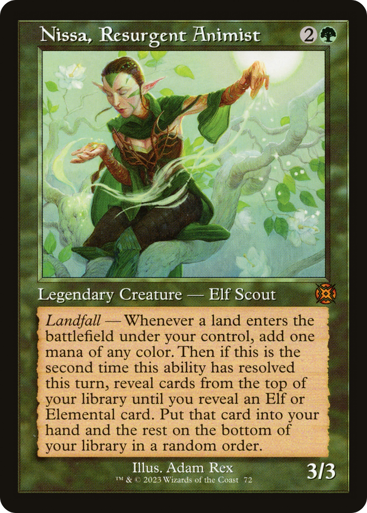 Nissa, Resurgent Animist (Retro) [March of the Machine: The Aftermath] | Rook's Games and More