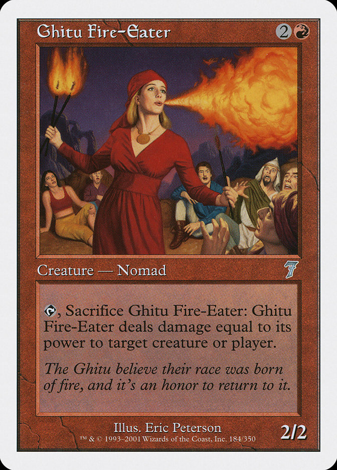 Ghitu Fire-Eater [Seventh Edition] | Rook's Games and More
