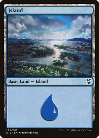 Island (298) [Commander 2018] | Rook's Games and More