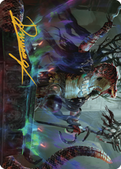 Sivriss, Nightmare Speaker Art Card (32) (Gold-Stamped Signature) [Commander Legends: Battle for Baldur's Gate Art Series]