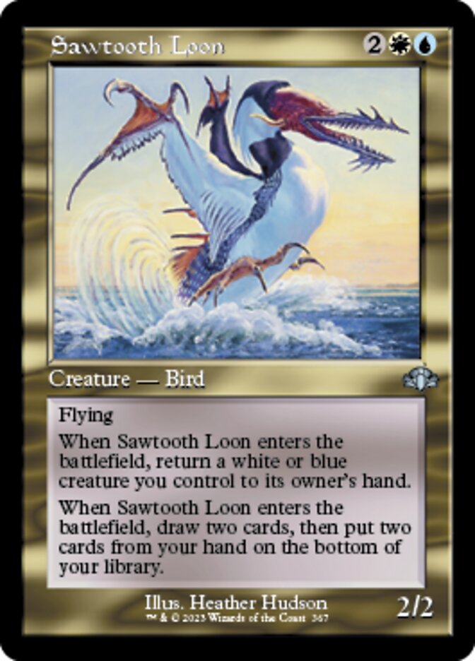 Sawtooth Loon (Retro) [Dominaria Remastered] | Rook's Games and More