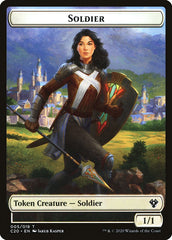 Human Soldier (005) // Drake Double-sided Token [Commander 2020 Tokens] | Rook's Games and More