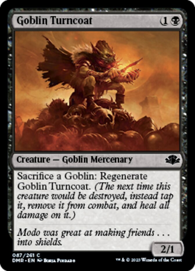 Goblin Turncoat [Dominaria Remastered] | Rook's Games and More