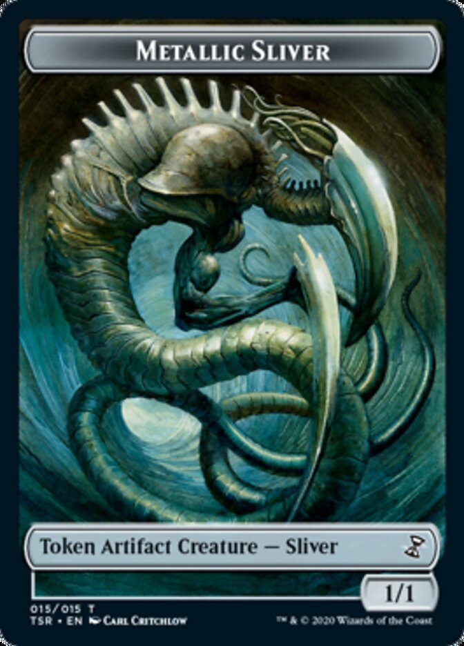 Metallic Sliver [Time Spiral Remastered Tokens] | Rook's Games and More