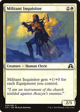 Militant Inquisitor [Shadows over Innistrad] | Rook's Games and More