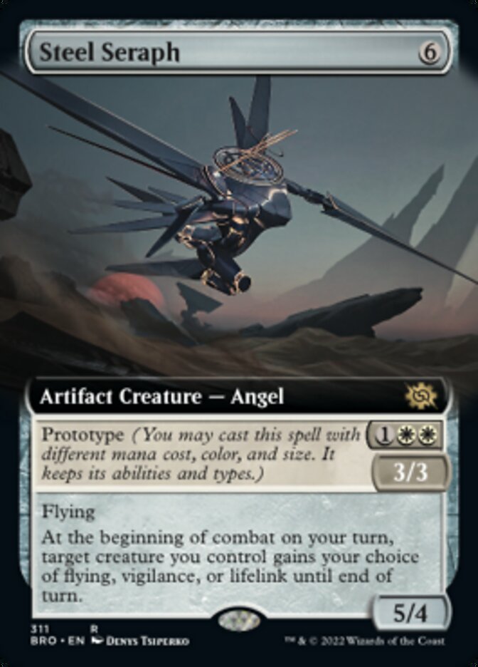 Steel Seraph (Extended Art) [The Brothers' War] | Rook's Games and More