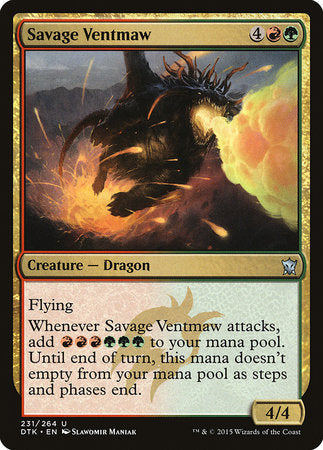 Savage Ventmaw [Dragons of Tarkir] | Rook's Games and More